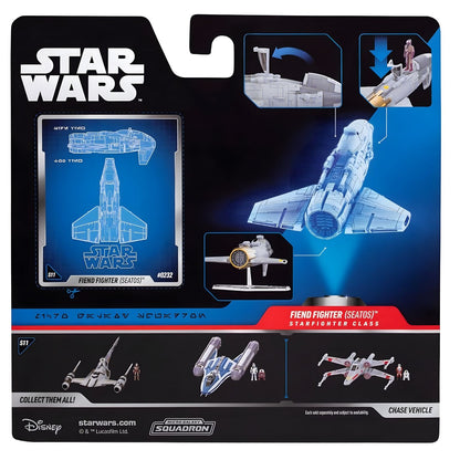 Nave Star Wars Micro Galaxy Fiend Fighter como pieza de acción galáctica