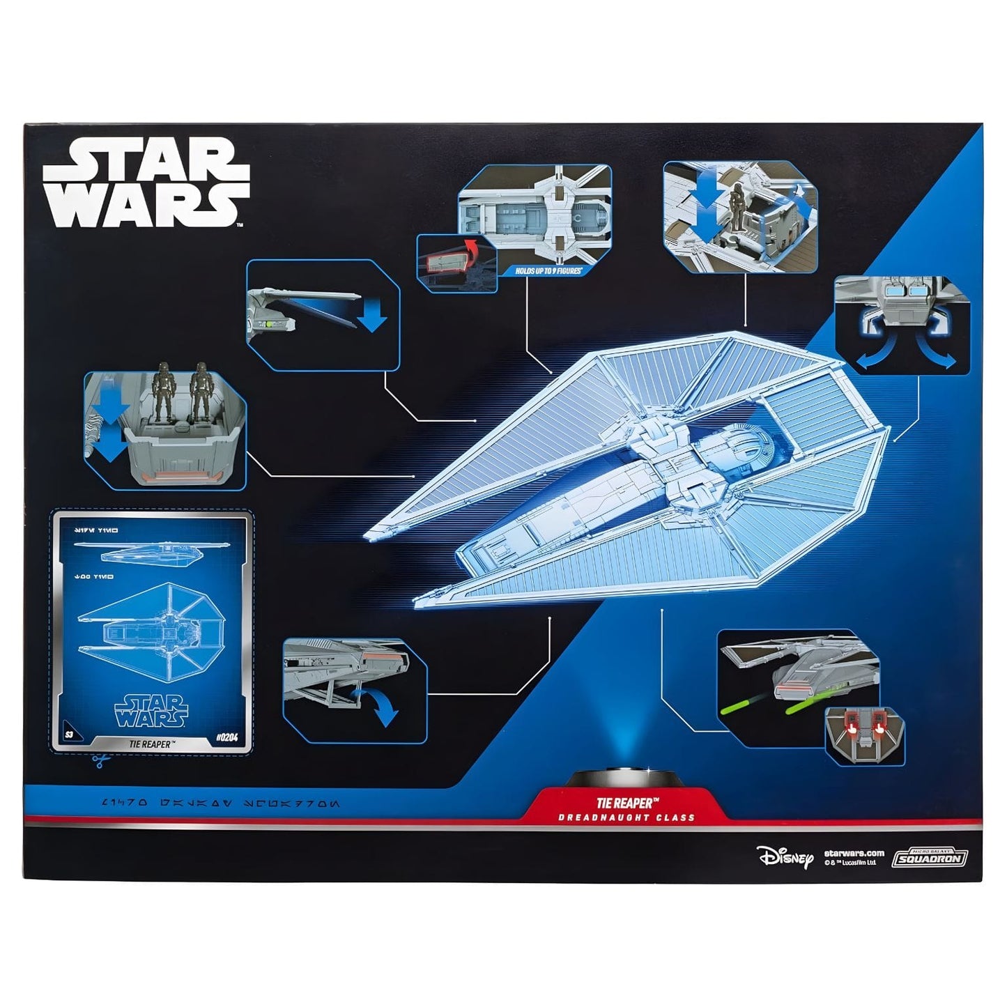 Nave Star Wars Micro Galaxy The Reaper como peça imponente de coleção