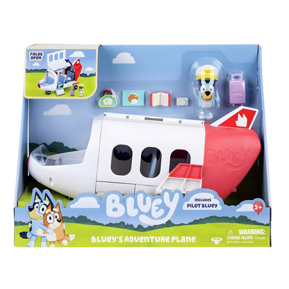 Avión privado de Bluey de Moose Toys, conjunto de juego con figura