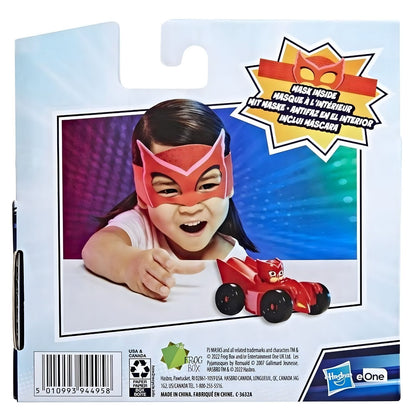 Set PJ Masks Owlette con vehículo y máscara temática