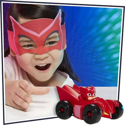 PJ Masks Vehículo Owlette para aventuras de superhéroes
