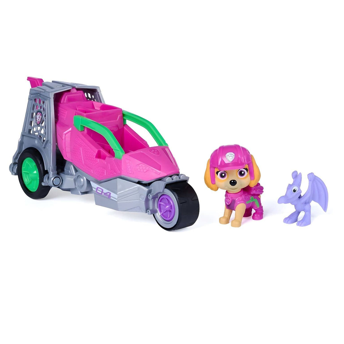 Dino Rescue Jet da Skye com figura Patrulha Pata