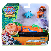 Aerodeslizador Dino Rescue do Zuma com figura do Zuma e pequeno dinossauro