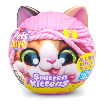 Pets Alive Smitten Kittens Serie 2 con gatitos de peluche adorables de Zuru Toys