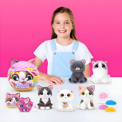 Pets Alive Smitten Kittens Serie 2 con gatitos de peluche adorables de Zuru Toys