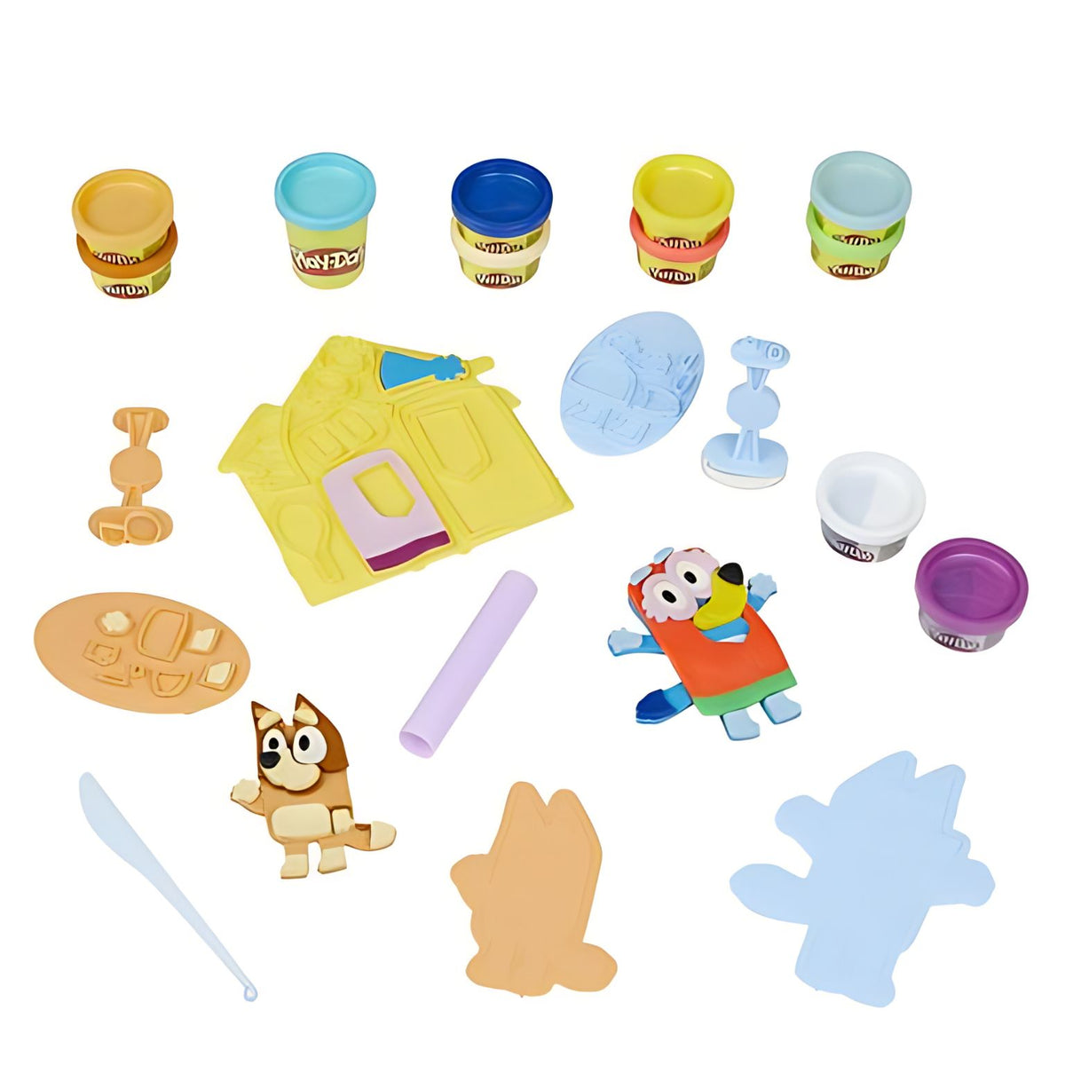 Juego creativo de Play-Doh Bluey Disfraces Divertidos para crear disfraces