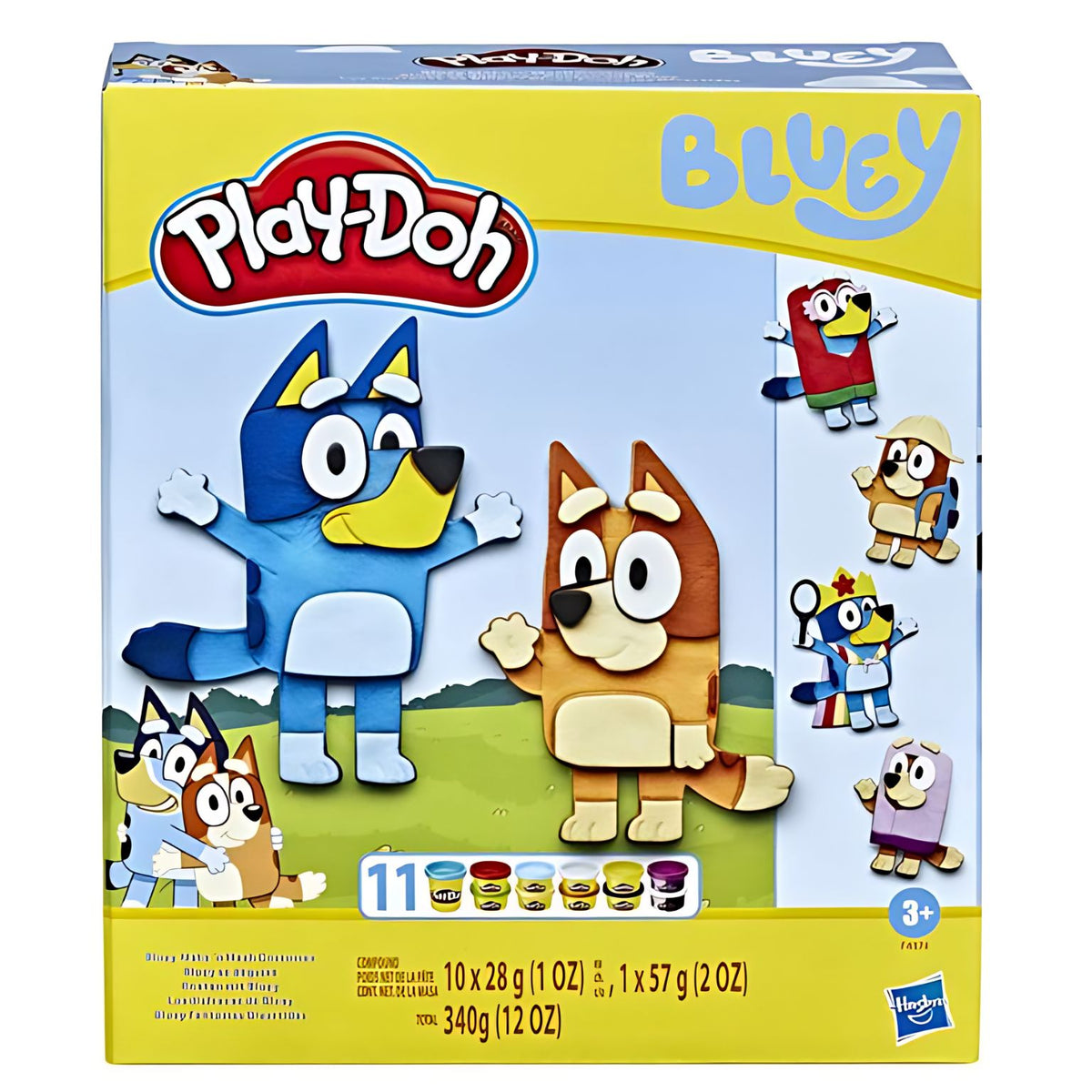 Caja de Play-Doh Bluey Disfraces Divertidos con Bluey y Bingo