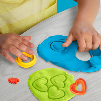 Detalle del Play-Doh Dinosaurio formas y colores para exploración sensorial