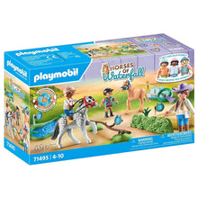 Playmobil 71495 Torneio de póneis com póneis, pódio e acessórios de competição