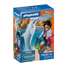 Playmobil 72091 Zoo Golfinho e visitante com salto e momento de observação