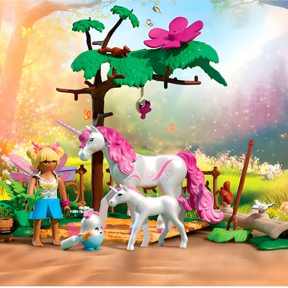 Playmobil 71839 Establo mágico de unicornio para madre y potrillo vista adicional 3