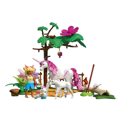 Playmobil 71839 Establo mágico de unicornio para madre y potrillo vista adicional 1