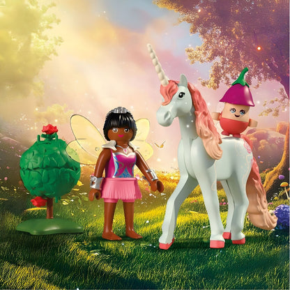 Playmobil 71841 Unicornio Sky Rose con hada vista adicional 3