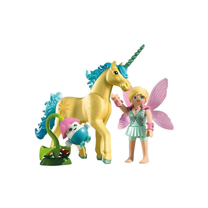 Playmobil 71842 Unicornio Sunshine Blossom con hada vista adicional 1