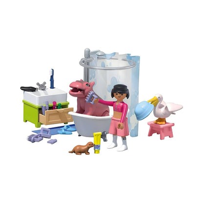Playmobil 71950 Divertido baño de animales vista adicional 1