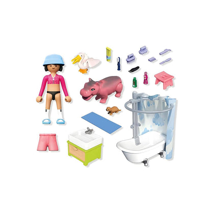 Playmobil 71950 Divertido baño de animales vista adicional 2