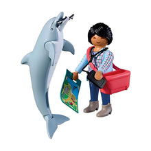 Playmobil 72091 Zoo Golfinho e visitante com salto e momento de observação
