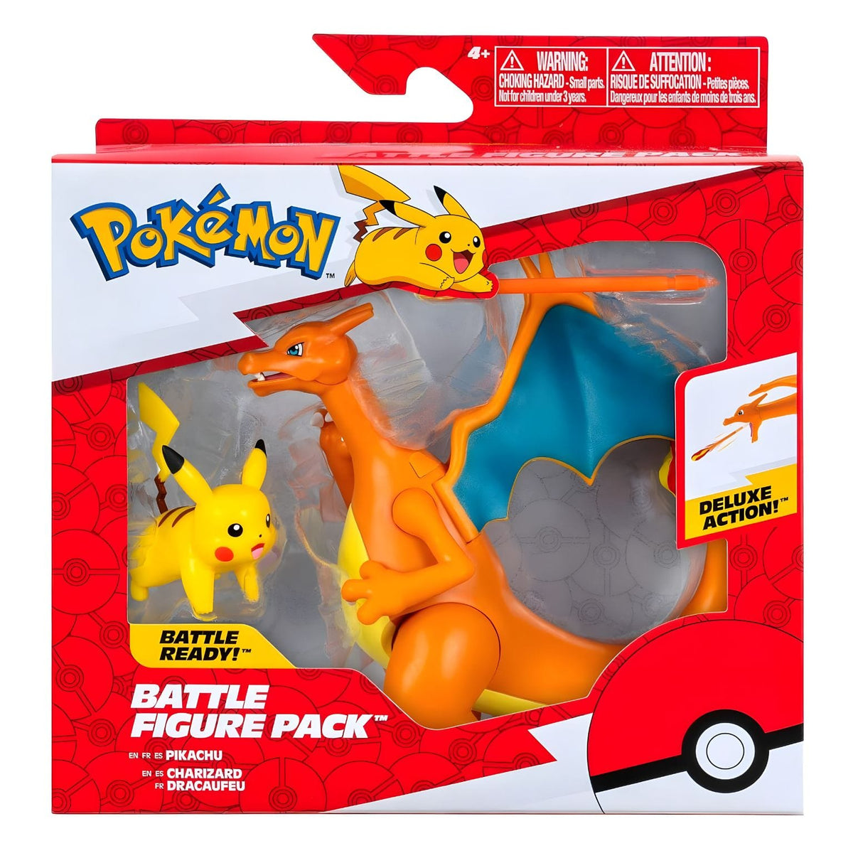 Pokémon Battle Figure Pikachu y Charizard en pack de dos figuras