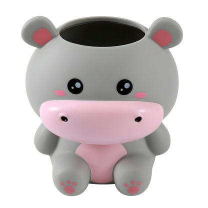 Organizador de escritorio infantil Hippo con diseño 3D divertido