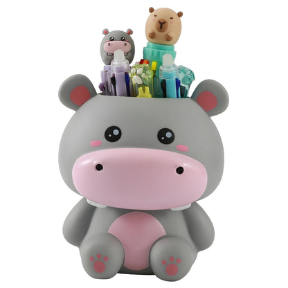 Portalápices infantil Hippo para habitación o espacio de estudio creativo