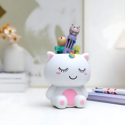 Portalápices infantil Unicornio para habitación o espacio de estudio creativo