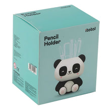 Porta lápis infantil 3D Pandastic com visual de panda para secretária de criança
