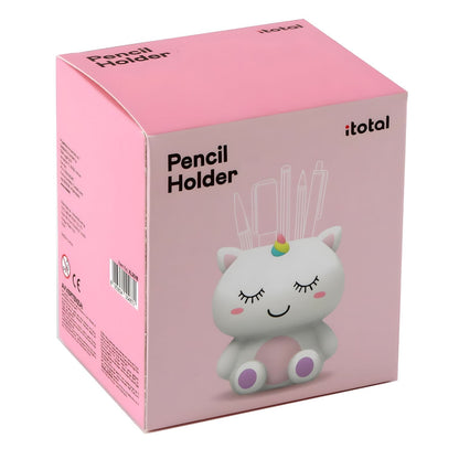 Portalápices infantil 3D Unicornio con tema mágico para escritorio de niño