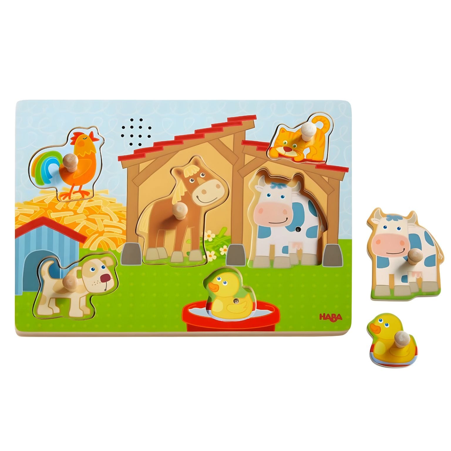 Puzzle de Sons na Quinta em vista adicional da embalagem