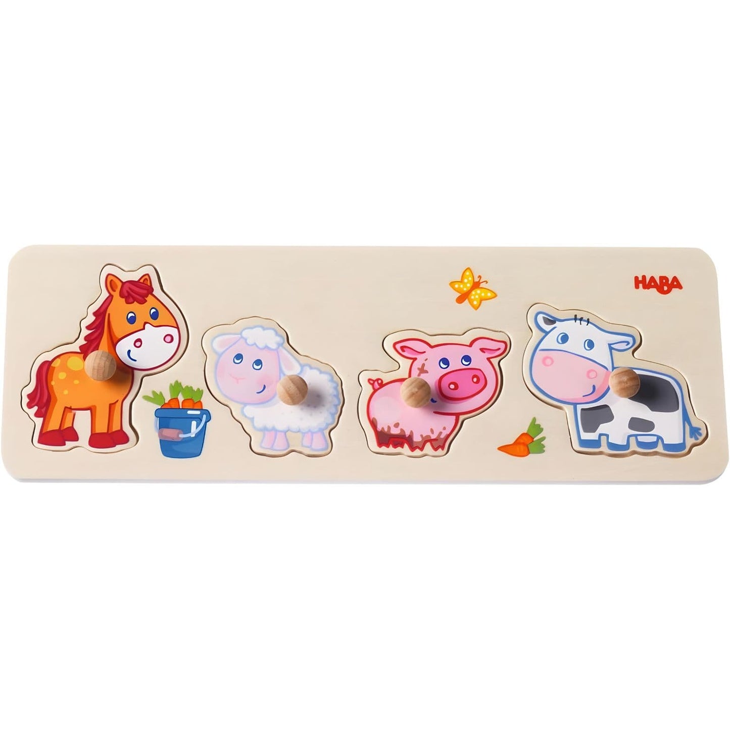 Puzzle de Encaixe Animais bebé da Quinta em fotografia de produto