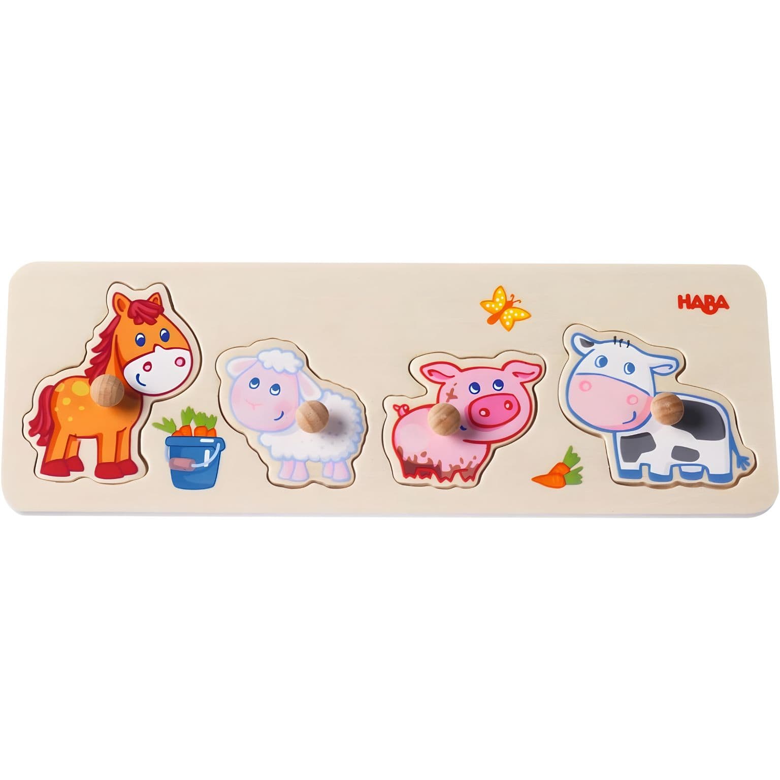 Puzzle de Encaixe Animais bebé da Quinta em fotografia de produto