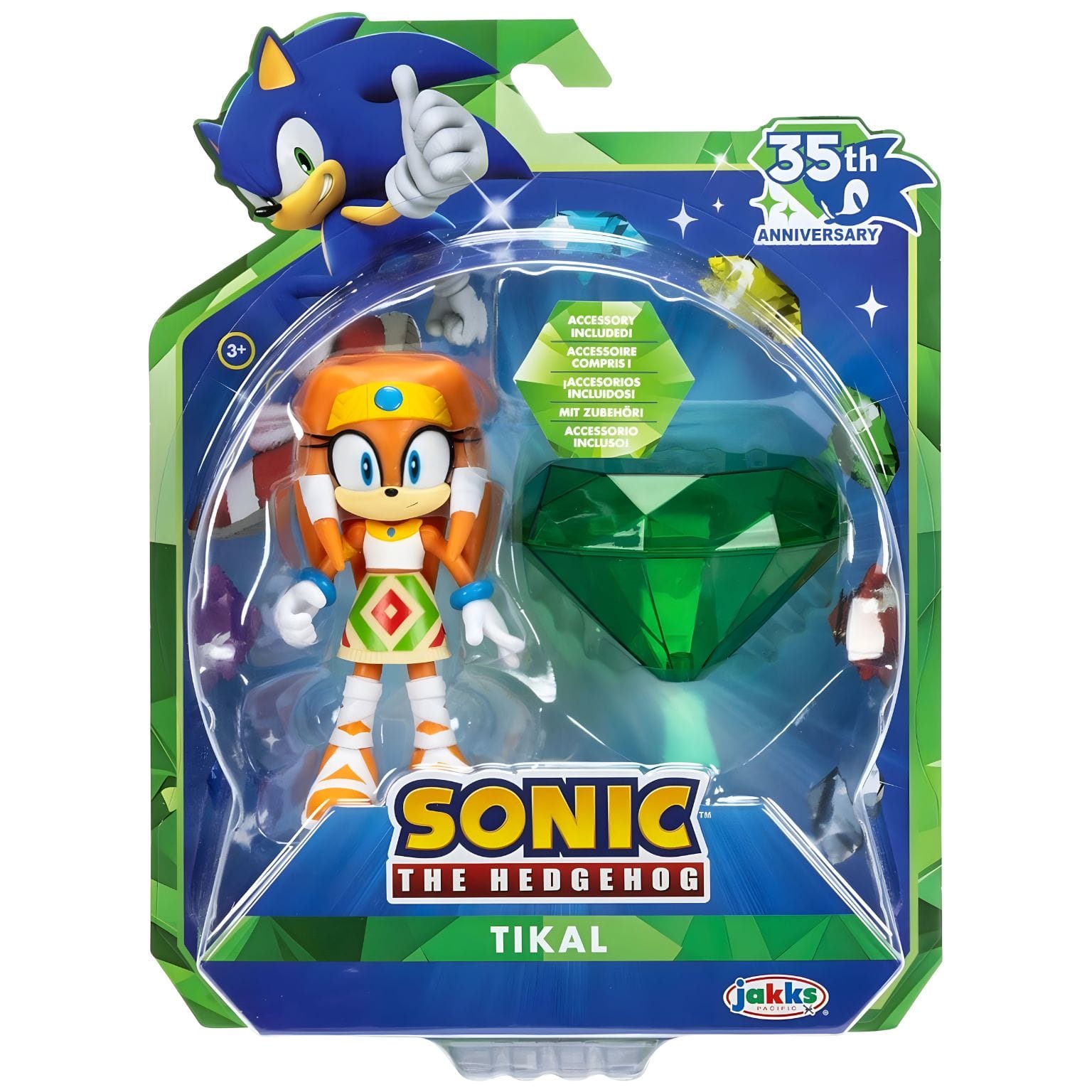 Figura Sonic Tikal para fãs de Sonic Adventure