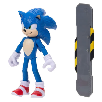 Figura de acción Sonic con tabla de snowboard