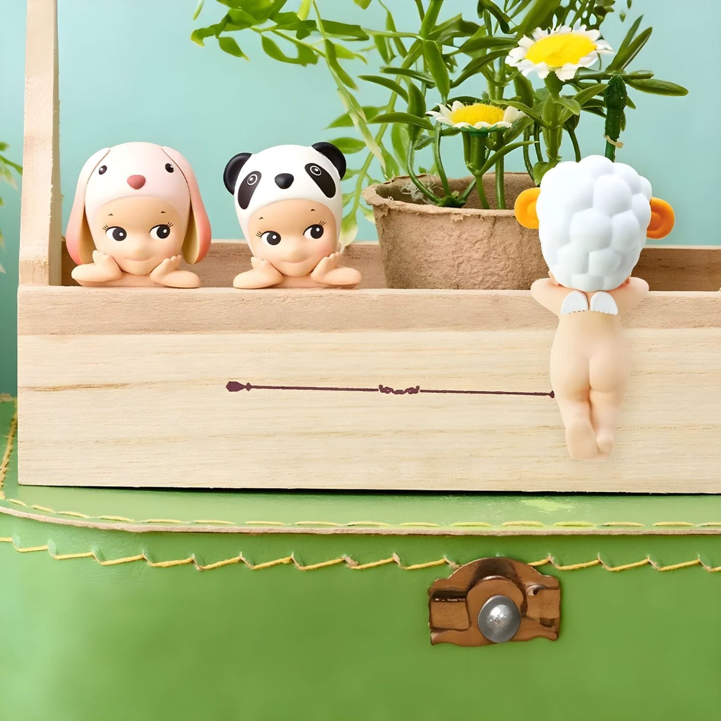 Sonny Angel Hippers Animais com personagens de animais coloridas