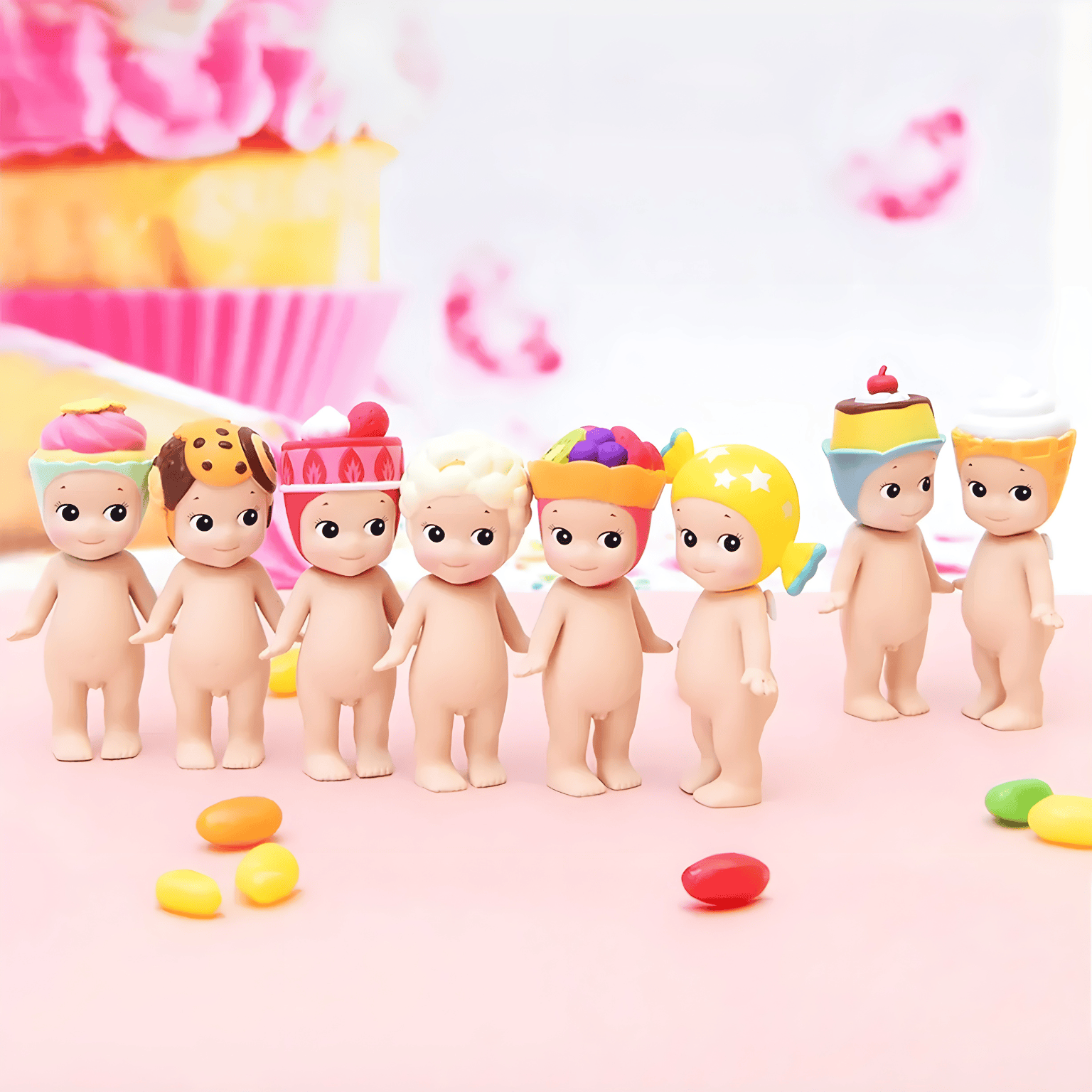 Colecionável Sonny Angel Série Sweet com estética kawaii