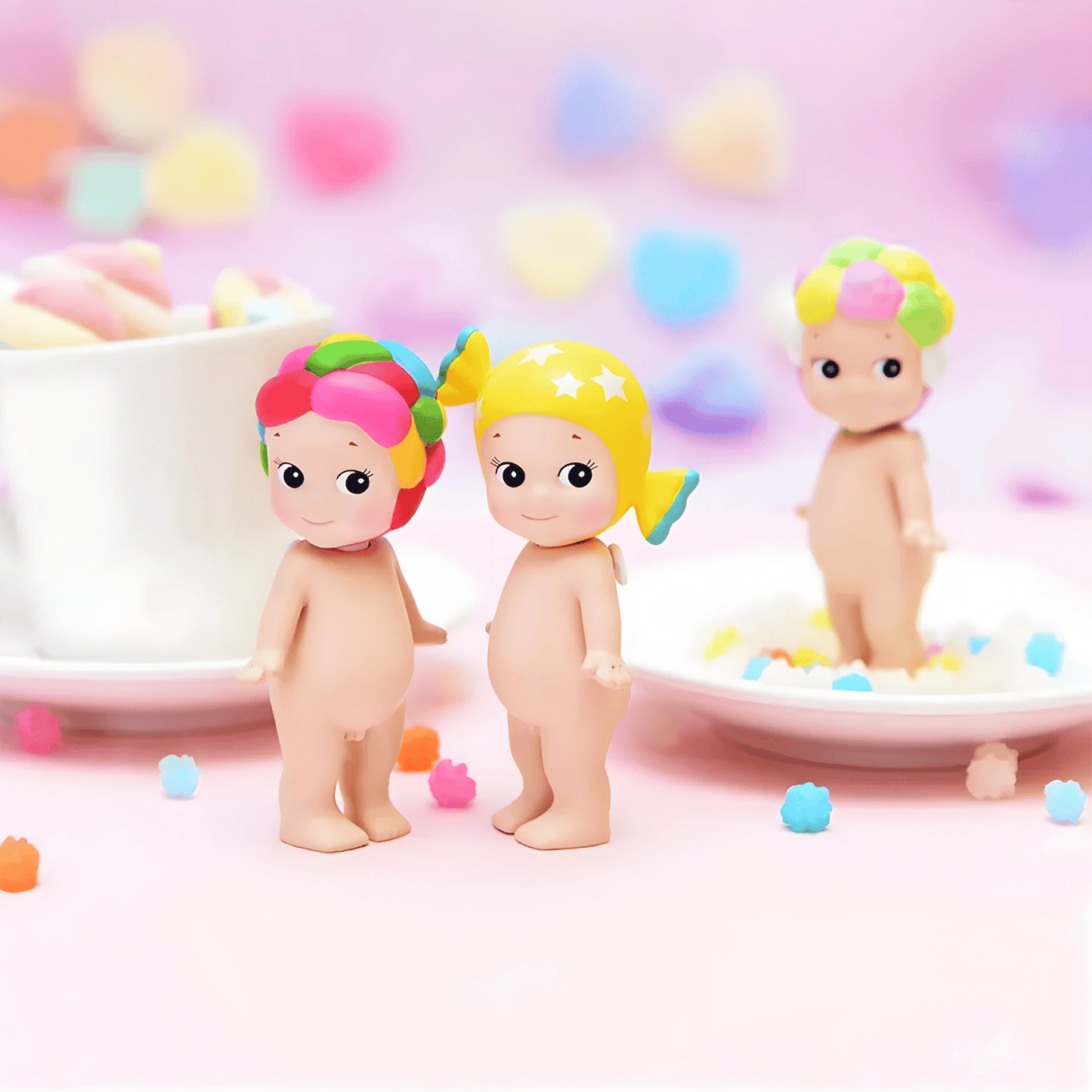 Sonny Angel Série Sweet para fãs de mini figuras colecionáveis
