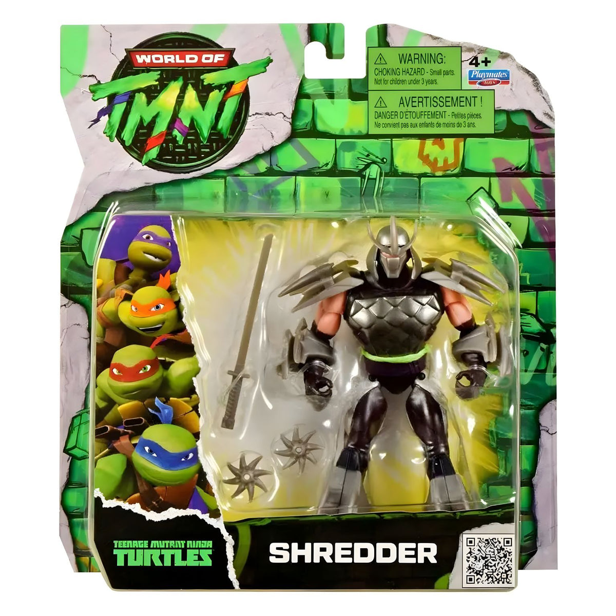 Tartarugas Ninja Shredder – figura de ação World of TMNT