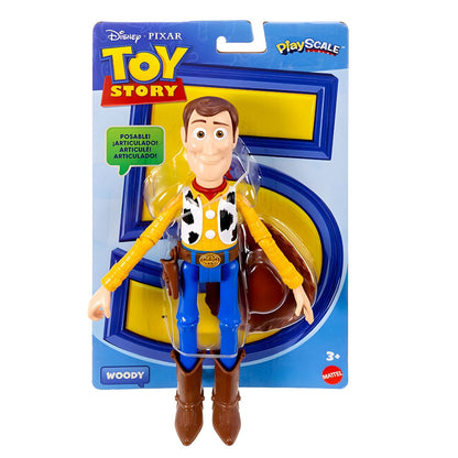 Toy Story Woody figura articulada con sombrero de vaquero y expresión aventurera