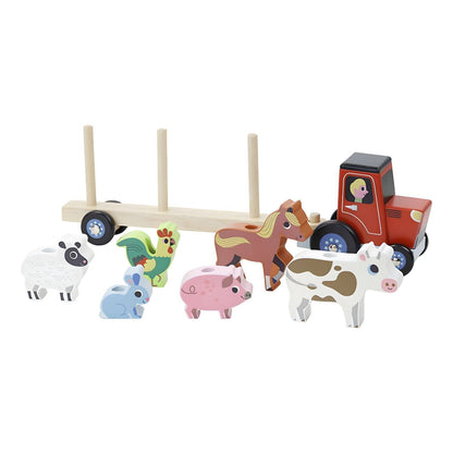 Juguete de transporte de animales para niños a los que les gusta la granja