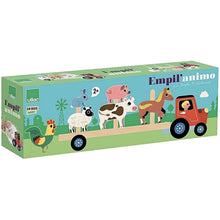 Trator de Transporte de Animais para brincadeiras de quinta e faz de conta