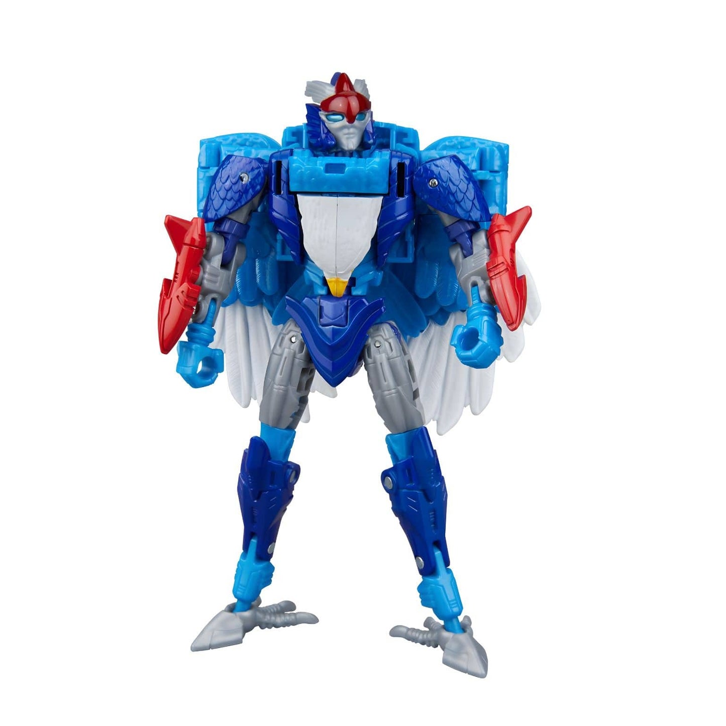 Figura Transformers Deluxe Class Star Eagle com visual comemorativo