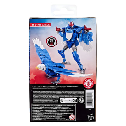 Transformers Deluxe Class Star Eagle figura convertible