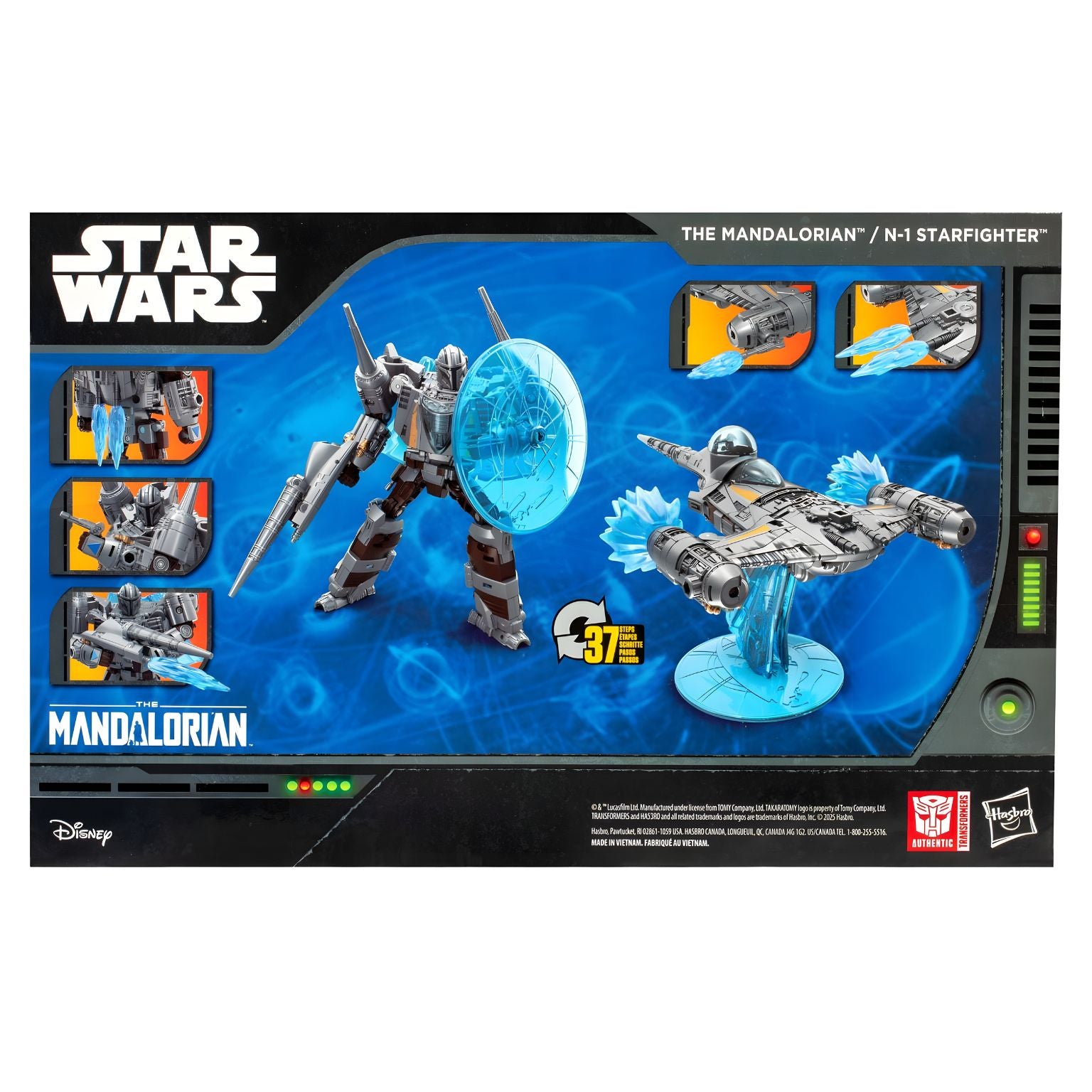 Transformers Star Wars The Mandalorian N-1 Starfighter