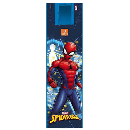 patinete de 2 ruedas de Spiderman azul y rojo con ilustración Spider-Man