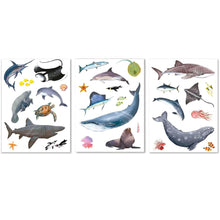 Apresentamos Autocolantes reutilizáveis - Animais Marinhos com o SKU 921942825 recomendado para + 3 anos