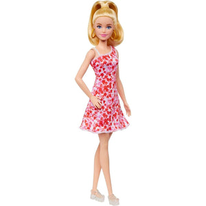 Barbie Fashionista Vestido Rosa Flores - Brincatoys