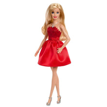 Apresentamos Barbie 80º Aniversário com vestido vermelho com o SKU 233112025 recomendado para + 3 anos