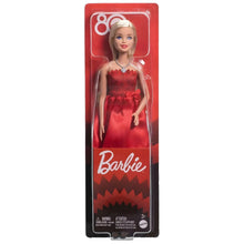 Apresentamos Barbie 80º Aniversário com vestido vermelho com o SKU 233112025 recomendado para + 3 anos