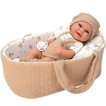 Apresentamos Boneca Creme com Alcofa com o SKU 850892025 recomendado para + 2 anos