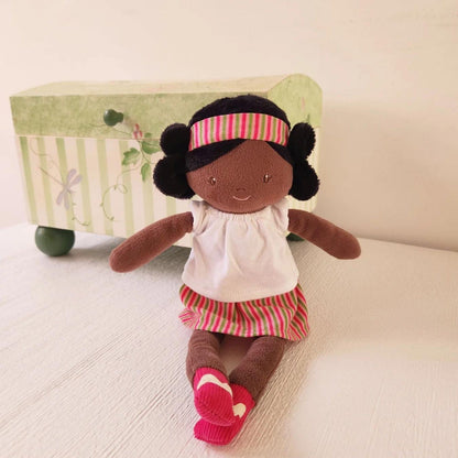 Presentamos Muñeca de Trapo Amy 33 cm con el SKU 60746424 recomendado para + 0 meses