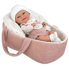 Apresentamos Boneca Elegance com alcofa rosa com o SKU 855072924 recomendado para + 3 anos